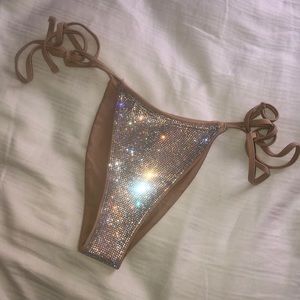 Diamond/Nude Bikini Bottom